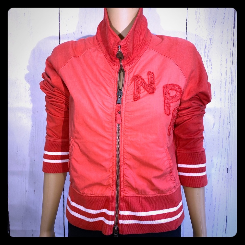 Napapijri Full Zip NPR Sweatshirt Red SMALL